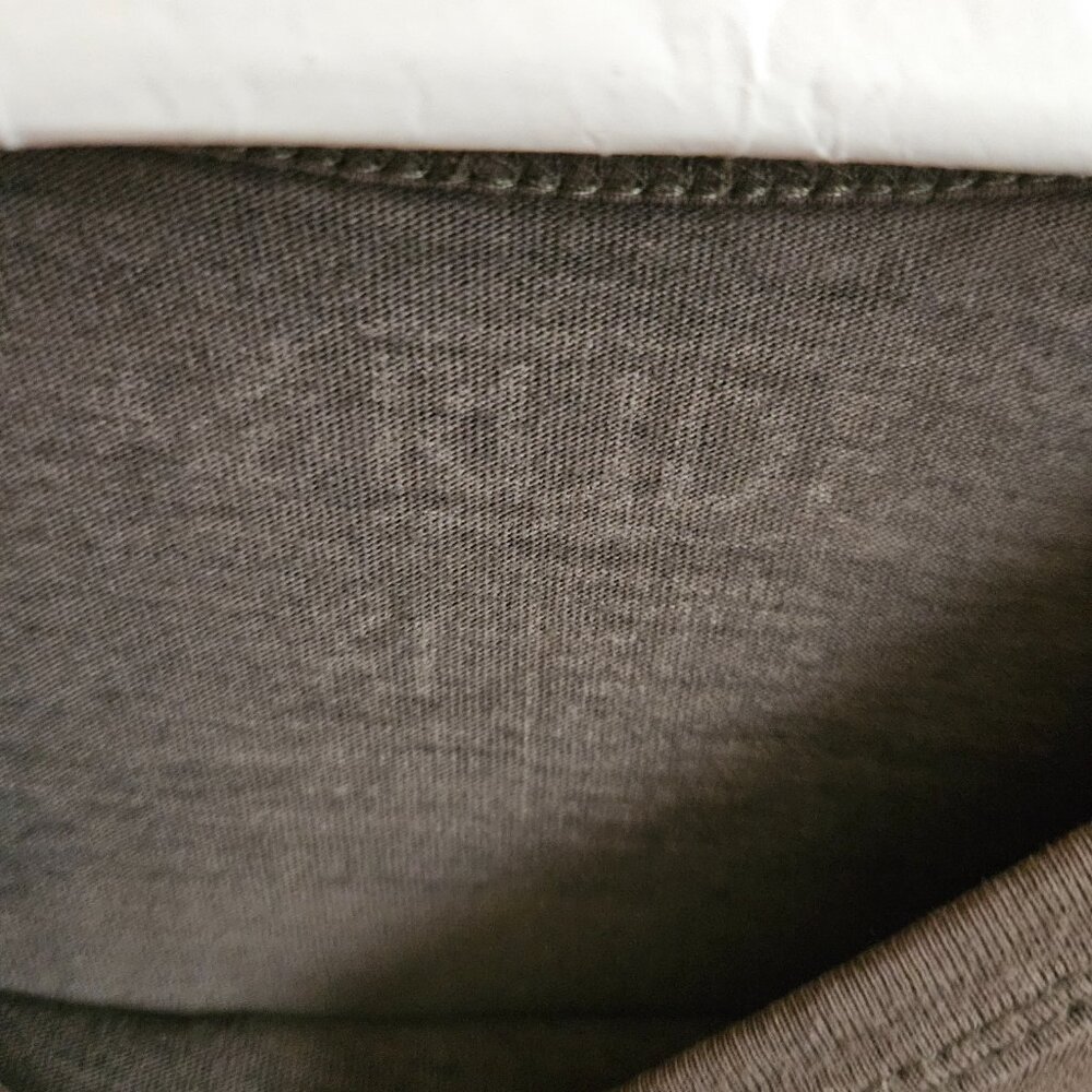 Rude XXX Olive/Black Stripe T-Shirt - Picture 2 of 3